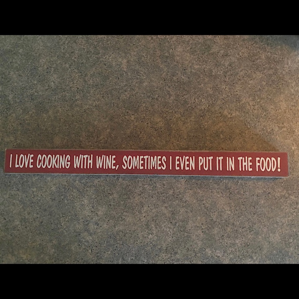 Cute wooden sign!